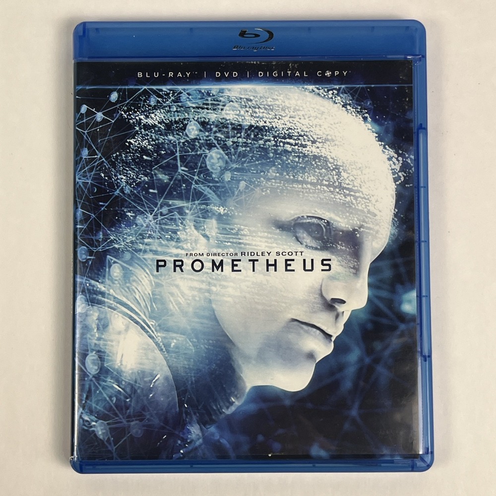Prometheus Blu-ray 2012 Ridley Scott‎ Sci-Fi Thriller Movie Disc
